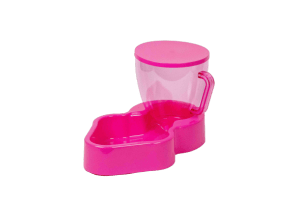 Crumbs-B-Gone | Pink | Smart Gravity Food Dispenser